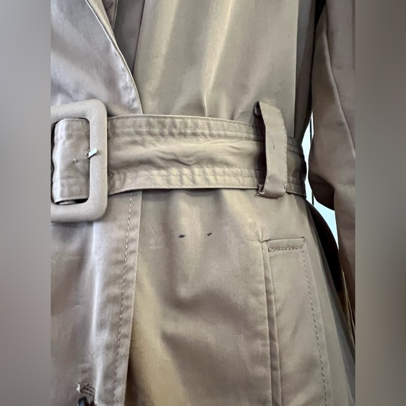 Fashion Union double breasted hooded trench oversized coat with check lining - Picture 13 of 13